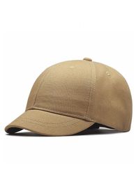 56-60cm 61-68 cm de grande taille de baseball mâle mâle printemps d'été et d'automne coton chapeau grand tête massive plus taille caps sport 240513