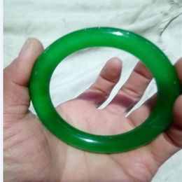 56-60 mm Imperial Green Natural Jade Bangle Bracelet Bracelet Charm Bijoux3370