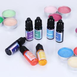 56 Couleur 10 ml Pigments de résine Diy UV UV Epoxy Résine Moule Savon Dye Liquide Colorant Bijoux de fabrication Crafts Résine