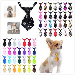 56 couleur réglable chat et chien cravate animal de compagnie l'animal de compagnie noeud papillon chiot robe accessoires pour animaux de compagnie motif personnalisable