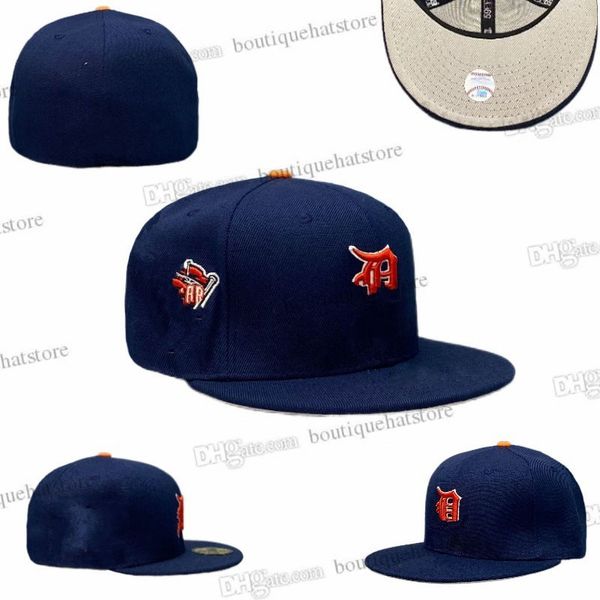 56 couleurs Casquettes de baseball pour hommes Noir Chicago Sport Casquettes de créateurs entièrement fermées Tiger Navy Couleur Casquette de baseball Houston Chapeau cousu Statue de la Liberté MA17-06