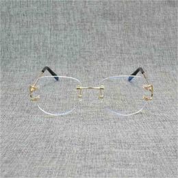 56% de réduction sur les lunettes de soleil 2023 Vintage Square Square Glassures Clear Men Oval Wire Eyeglass Optical Metal Frame Oversize Eyewear Femmes for Reading OCULOSKAJIA New