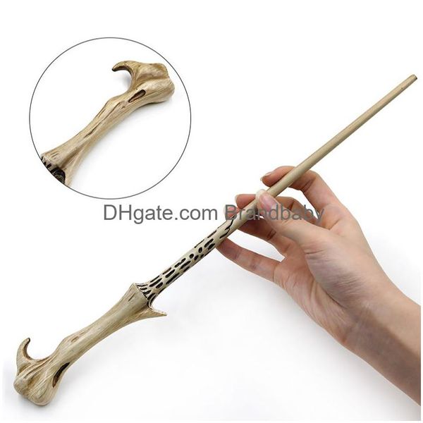 56 Styles Metal Core Magic Wand Props avec boîte-cadeau haut de gamme Cosplay Jouets Enfants Baguettes Jouet Enfants Noël Noël Fête d'anniversaire Drop Dhvwh