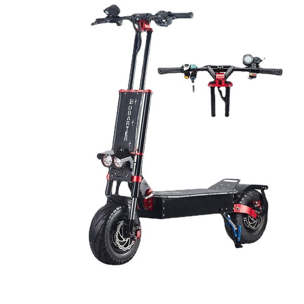 Patinete eléctrico para adultos de 5600W, 60V, 43AH, doble accionamiento, ruedas de 13 pulgadas, velocidad máxima de 60 MPH, patinete eléctrico portátil de largo alcance de 90 millas