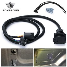 56070 7-Foot Vehicle-Side Truck Bed 7Pin Trailer Wiring Harness Extension for Chevrolet Dodge Ford GMC Nissan Ram Toyota PQY-OIC03BK