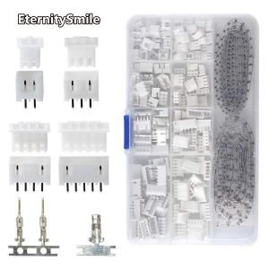 560 pcs XH2.54 2P 3P 4P 5 PIN 2,54 mm Pitch Terminal Kit / behuizing / Pin Header Connection Draad Connectors Adapter XH Kits