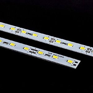 5630 7020 72 LED White Bar LED rígida duro luz de tira llevada luces brillantes estupendas 12V DC