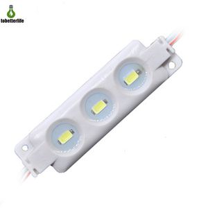 5630 LED-module Lichten DC12V Injectie ABS 3LEDS Super Helder Wit / Warm Wit Rood Blauw Geel String Waterdicht IP65