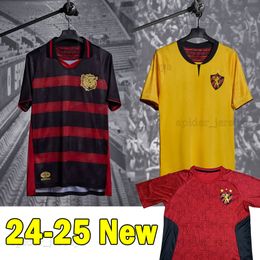 24 25 Sport Club Do Recife Soccer Jerseys 2024 2025 Voetbaloverhemden Hernane Maidana Thiago Neves Jersey Camisa de Leao Men Uniformen Sets