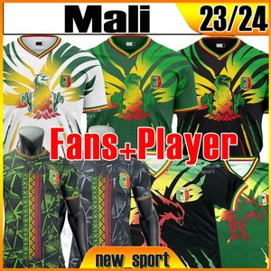 23 24 Mali Camisetas de fútbol Fans Jugador Local Visitante Equipo nacional Bissouma Fofana Camara Haidara Hamary.T SOUMAILA MAHAMANE SALAM 2023 Copa África Camiseta de fútbol