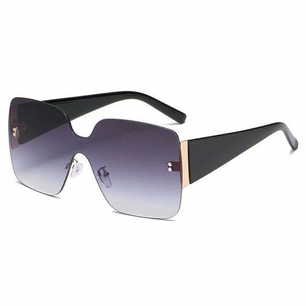 2022 gafas de sol de diseñador para mujer Gafas de protección UV especiales Vintage marco cuadrado grande Calidad superior gratis Ven con paquete