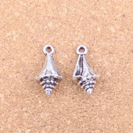 56pcs Silver Silver Bronze Plated Conch Shell Charms Pendant Pendard Collier Bracelet Bracelet Résultats 21 11 6MM 295D