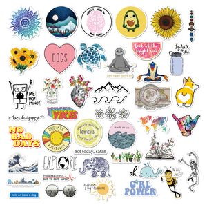 56 stuks veel landschap dier cartoon leuke stickers graffiti punk waterdichte sticker laptop motorfiets bagage snowboard auto sticker219m