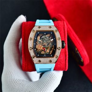 57-03 Jack Chen Motre be luxe reloj de diamantes movimiento mecánico manual caja de cerámica Relojes de lujo Relojes para hombres Relojes de pulsera Relojes