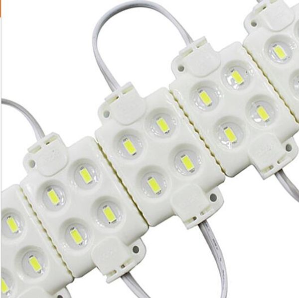 5730 4LED Injection LED Module 12V IP65 imperm￩able, Moth Banner LED Signal Modules, Advertising Light Box Modules