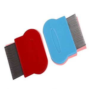 Peigne anti-puces pour chien, 57mm, pour toilettage des poils, peigne Terminator pour le traitement de la tête, avec dents en acier inoxydable