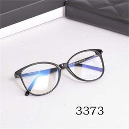 58% солнцезащитные очки, высококачественные новые очки Xiaoxiang 3373, маленькая оправа для очков с пластиной, можно сочетать с плоскими очками для близорукости с защитой от синего света