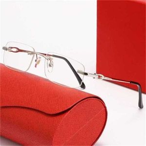 58% óculos de sol nova caixa sem moldura masculina e feminina para tiro real moda óculos ópticos personalizadoskajia novo