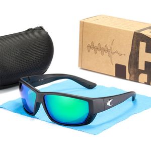 Costa 580p Lente Gafas de sol Costas Gafas de sol de diseñador para hombres TR90 Deportes Conducir gafas de pesca Espejo Blue Red Lente