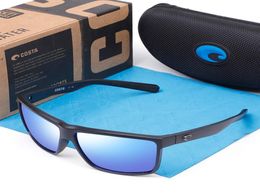 580p vierkante gepolariseerde zonnebrillen Vintage Reefton Drive zonnebril Merk Outdoor Sport Sunglases Men Eyewear Male Oculos UV400 New1193250
