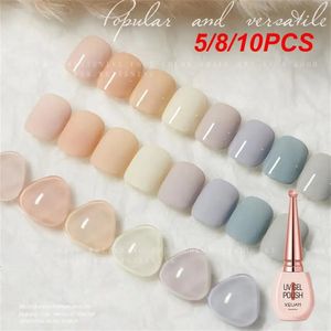 5810pcs de color esmue de esmalte de uñas fácil de colorear gel de uñas de alta calidad blanqueadora gel gel clavos 240423