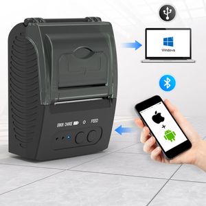 58 mm draagbare ondersteunt Bluetooth wifi en computer USB-printers stabiele printer met ingebouwde batterij voor lange standby-mobiel