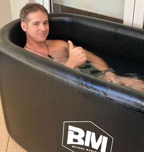 59 inch Sport Ijsbad Koude Blootstelling Therapie Koude Duik Spa Tubs Opblaasbaar zwembad Bad gratis lucht verzending