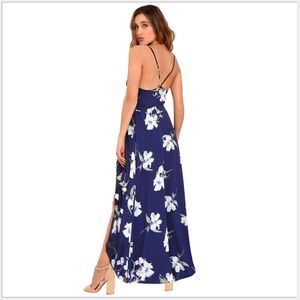 596 Dames Jumpsuits, Casual Jurken, Rompertjes Rok Floral Jurk met mouwloze jurken Nuevo Estilo Vestido Para Chicas Mujeres WT19