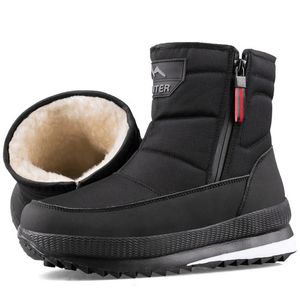 598 Pluche Snow Snow Warme mannen Casual Wool Katoen Winter Waterdichte mannelijke schoenen Volwassen Enkle Boots Non-Slip 231018 771