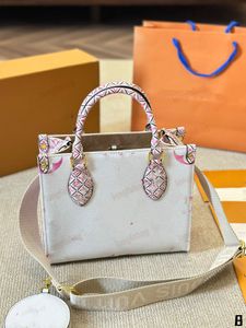 5A 2024 nieuwe godin tas modieuze roze reliëf serie draagbare draagtas designer dames reizen essentiële schouder crossbody tas munt boodschappentas