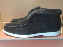5A 3602 Boots Loropiana LP Open Suede Walk Chukka Ankle Boot korting Desinger schoenen voor mannen maat 35-45 Fendave