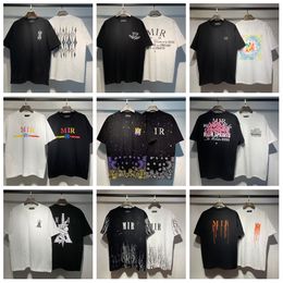 5A Amaris Limited Edition Designer T-shirt van 2024 JAARTE SHIRTS Paren Tees Street Wear Summer Mode Shirt Splash-inkt Letter Afdrukken Design Korte mouwen 03