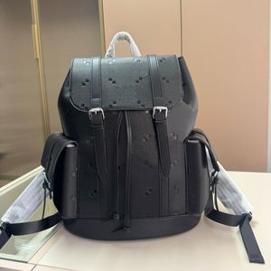 5A Backpack Designers Mens Book Designer Backpack Men Bookbags Bags Sac Fashion All-Match Double Letter Geatin Leather Back Pack GHH01