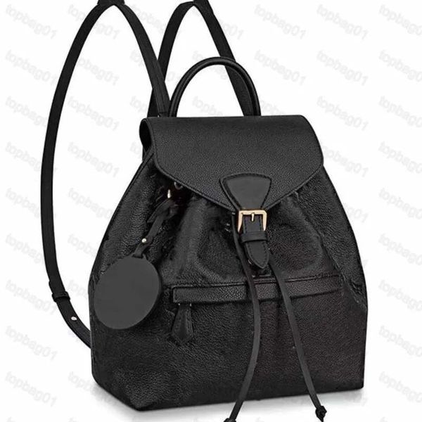 5A mochila mujer clásica flor marrón moda cuero bolsa de viaje diseñador hebilla corbata cuerda mochilas Turtledove Sperone M45501 M45205