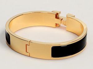 5A Bangle armbanden HM 8mm trouwarmband in goud voor vrouwen met Dust Bag Box maat 17 Fendave