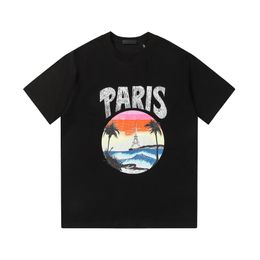 5A BB T-shirts de luxe Designers Summer Mens Paris T-shirt T-shirts Polos Mode Homme Veste Top Lettre de printemps Femmes T-shirts à manches courtes Hip Hop Pull Angel Sportswear