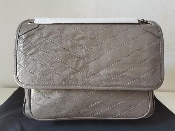 5A sacs à cosmétiques 633157 32 cm Y SL Niki grand sac à main à bandoulière en cuir Vintage Discount sacs à main de créateur pour les femmes Fendave