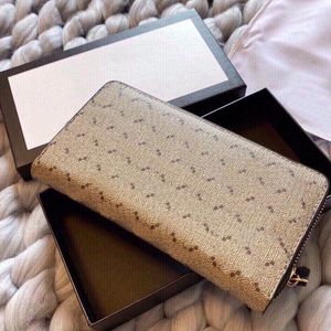 5A Designe Clutch Bags Dames handtas Flap Wallet Kaarthouder Nieuwe enkele handtassen Klassieke Letterprints Interieur Ritsvak Echt lederen canvas tassen