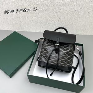 5A Mochilas de diseñador la bolsa de asas gy Alpin bag mochila de estilo vintage Lona recubierta de cuero mini aleación Mujeres moda de lujo bolsos de hombro pata de gallo