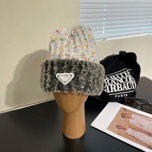 5A chapeau de créateur hiver mode lettres PRADITY cache-oreilles design chapeaux en tricot automne bonnet de laine laine géométrique et cachemire chapeau de laine tricoté