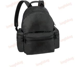 5a Designer lederen rugzak Comet Black Borealis Backpack met 2 zijde zakken zakken luxe schoudertas crossbody portemonnee