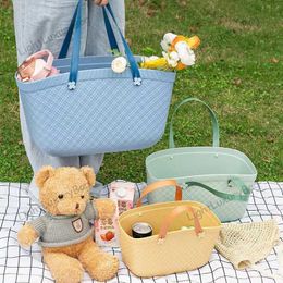 5A Designer Picknickopbergmand Mode buiten handtassen Familie-uitjes campingtassen Luxe boodschappentas klassieke damesportemonnees 230313