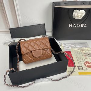 5A Diseñador Bolso de hombro Cadena Bolsa de asas CC Bolsos Monedero Mujer Tarde Desnudo Cartera de cuero Clásico Piel de cordero Bolso cruzado Heavy Metal Messenger Chanelspurses 02