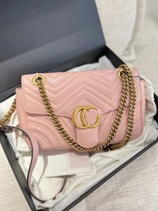 5a ontwerpers tassen dames schoudertas marmont handtas messenger bakken mode metallic handtassen klassieke crossbody clutch669