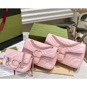 5a ontwerpers Marmont portemonnees Crossbody voor vrouw echte lederen handtas schoudertassen 3 maten vrouwen handtassen Lady Chain Bag met