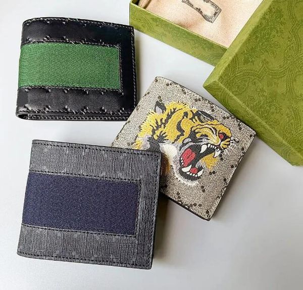 5A Diseñadores Carteras para hombre Lujos de alta calidad Monedero de cuero Titular de la moneda Pequeña abeja Titulares de tarjetas de identificación para mujer Cartera en relieve Bolsillo para llaves con caja