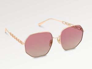 5A E EOBLES L Z1651W My Chain Round Eyewear Discount Designer Sunglasses Femmes Acétate 100% UVA / UVB AVEC BOX SAG BOX FENDAVE Z1626U