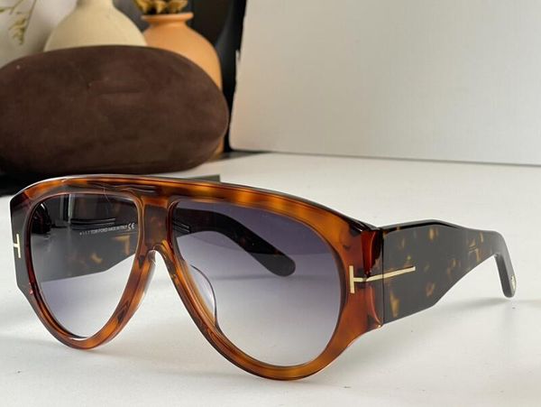 5A Anteojos TF FT1044 Bronson Eyewear Descuento Gafas de sol de diseñador para hombres y mujeres 100% UVA / UVB con caja para gafas Fendave FT5401 1 NLI2