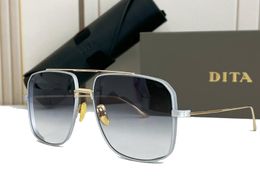 5A Brillen Dita Dubsystem DTS157 Brillen Korting Designer Zonnebrillen Voor Heren Dames Acetaat 100% UVA/UVB Met Brillenzak Fendave VFLT