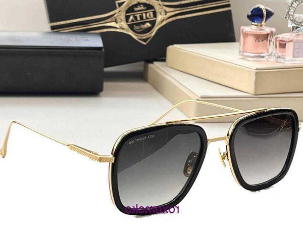 Gafas 5A Dita Flight006 Gafas de sol de diseñador con descuento para hombres Mujeres Acetato 100 UVA UVB Con caja de gafas Fendave F1C1